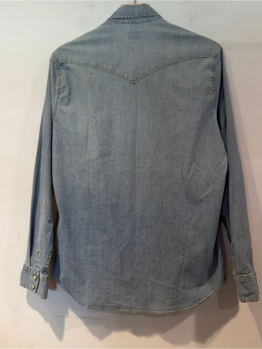 J. Crew Midweight Denim Western Button-Up Shirt